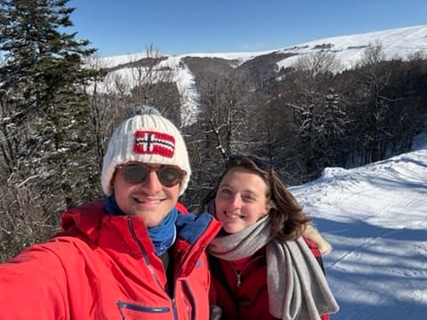 De la neige dans les Vosges